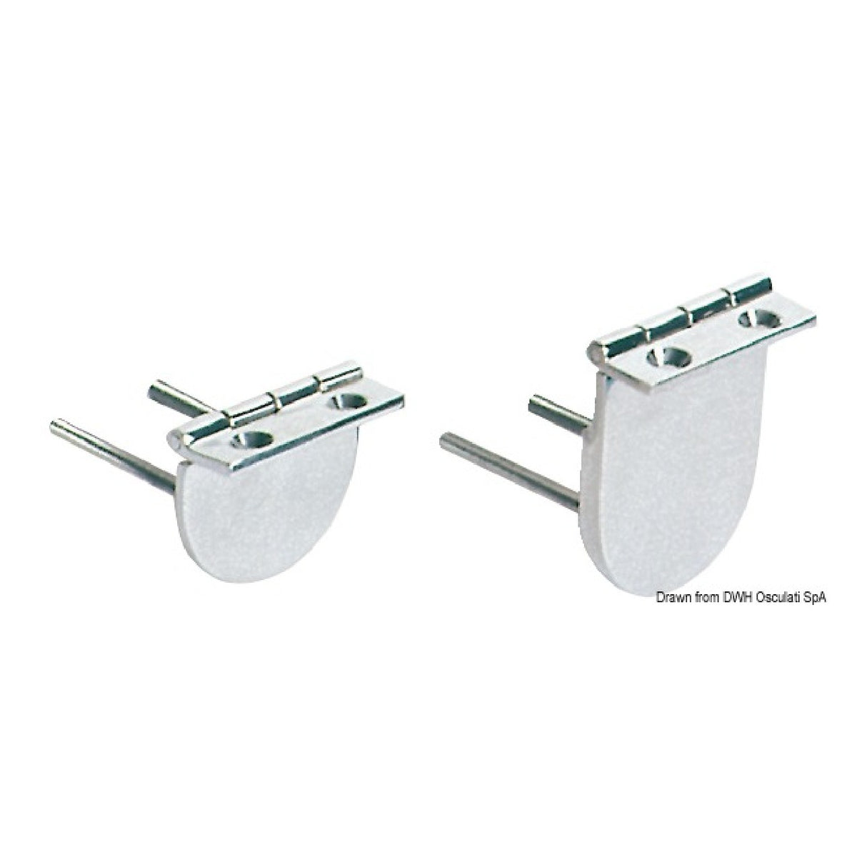 Osculati Bisagra acero inoxidable 103x65 38.863.26