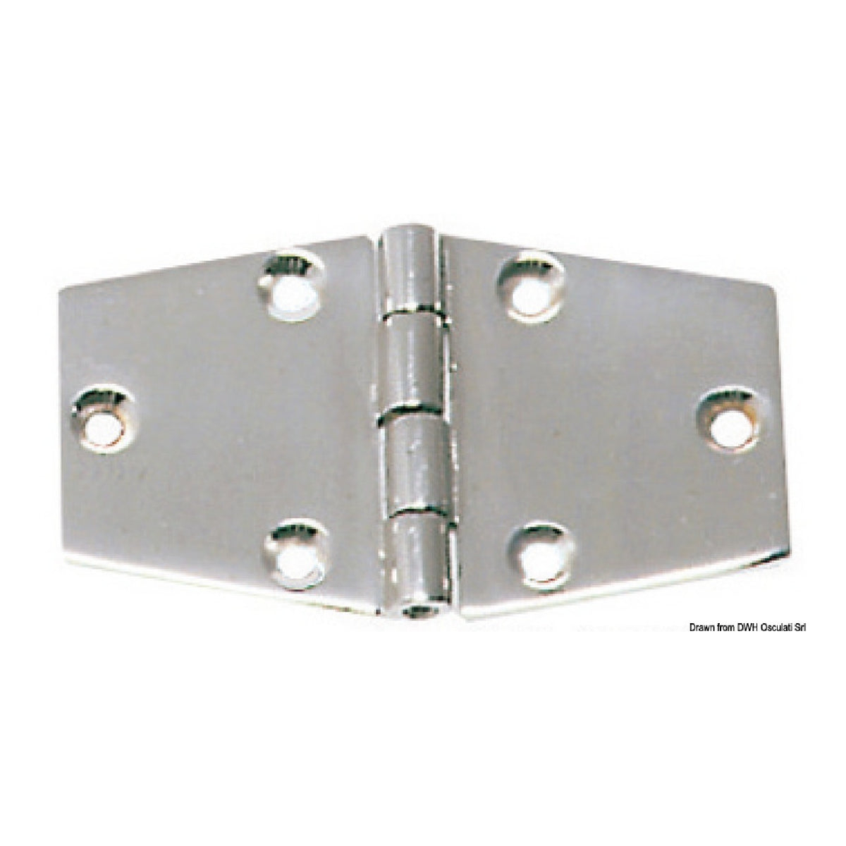 Bisagra de acero inoxidable Osculati 38.923.00 38.923.00