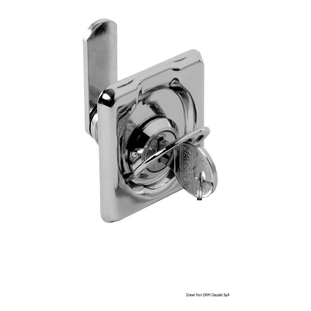 Cerradura giratoria Osculati para trampillas y taquillas 38.977.00