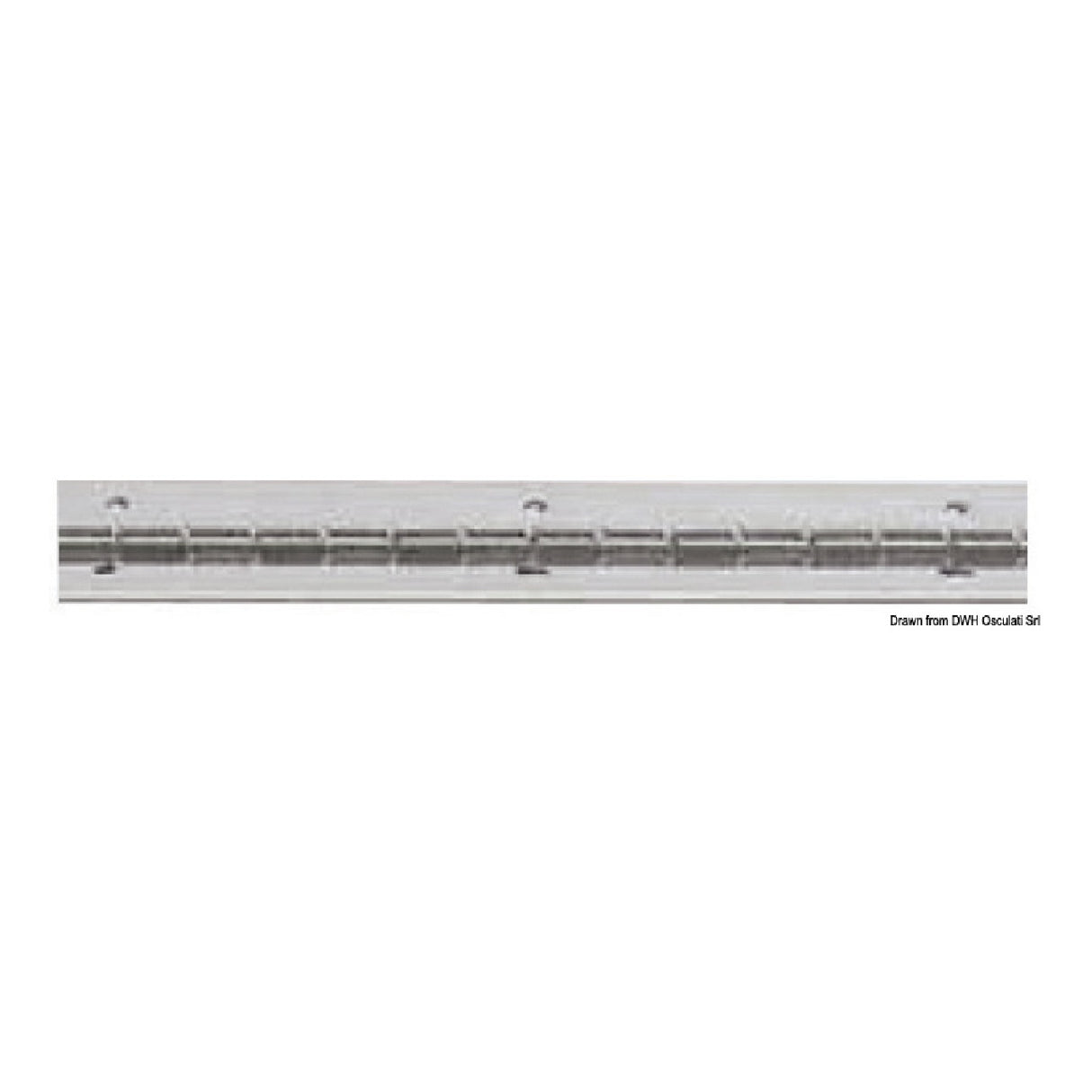 Osculati Scharnierstangen aus Edelstahl x 2 m 38.999.02 38.999.02