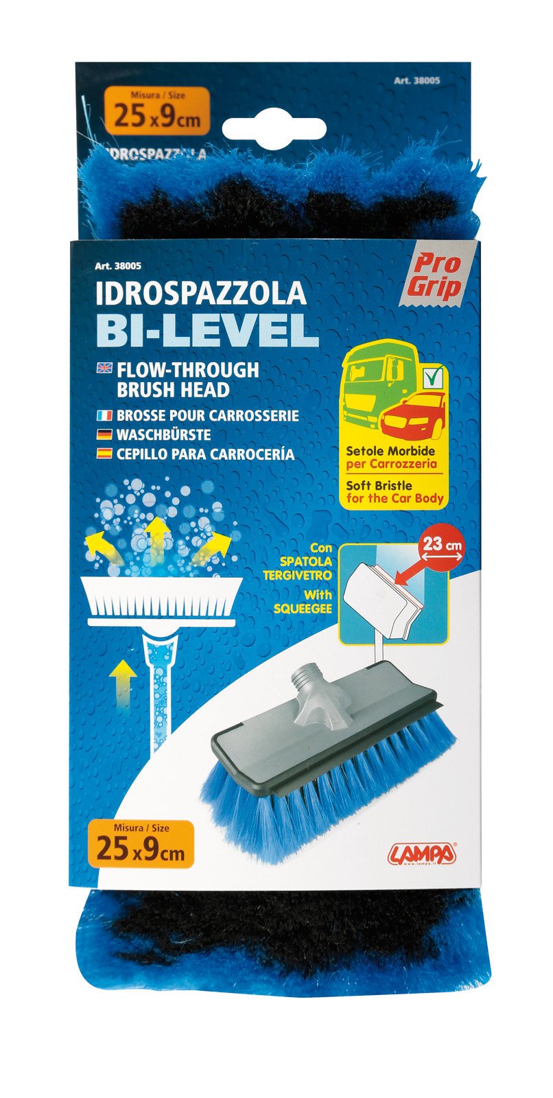 Lampa Bi-Level, idrospazzola di ricambio, innesto a ghiera 38005