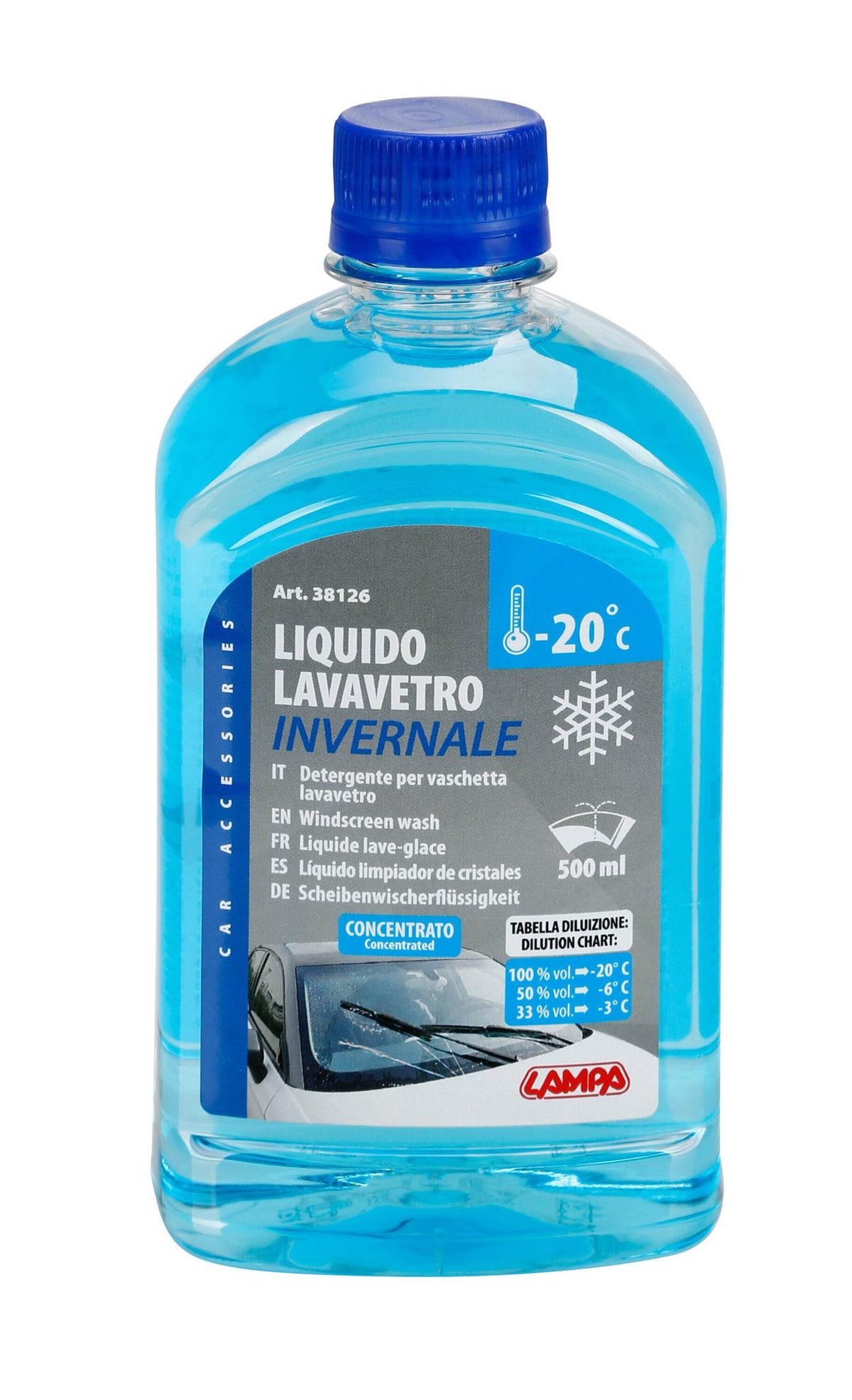 Lampa Liquido Lavavetro Invernale Concentrato -20°C 500 ml