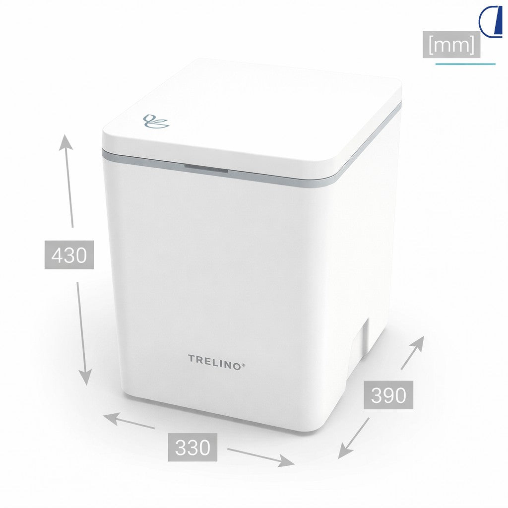 Trelino WC secco a separazione Evo L bianco per camper e roulotte