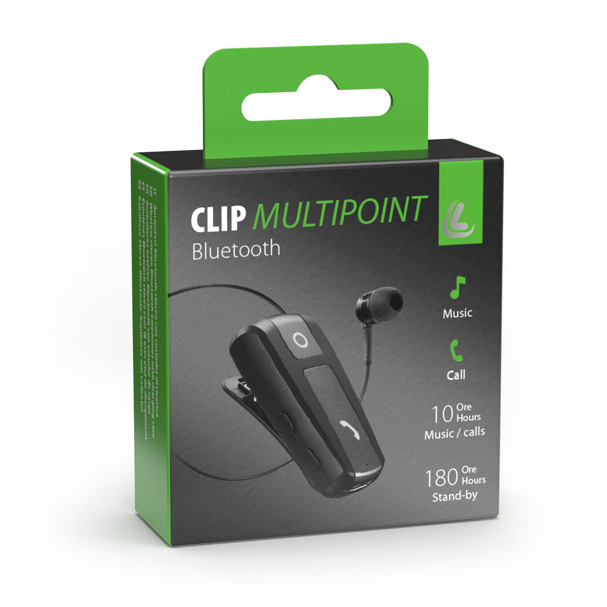 Lampa Clip, auricolare Bluetooth retrattile 38896