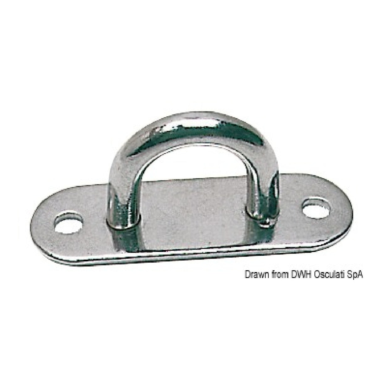 Puentes de acero inoxidable Osculati mm 32x100 39.005.00 - 1 paquete de 10 piezas 39.005.00