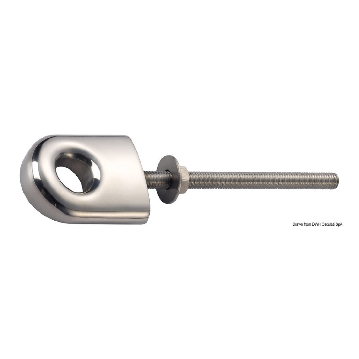 Osculati Bow/stern ring in mirror-polished AISI 316 stainless steel 39.116.00