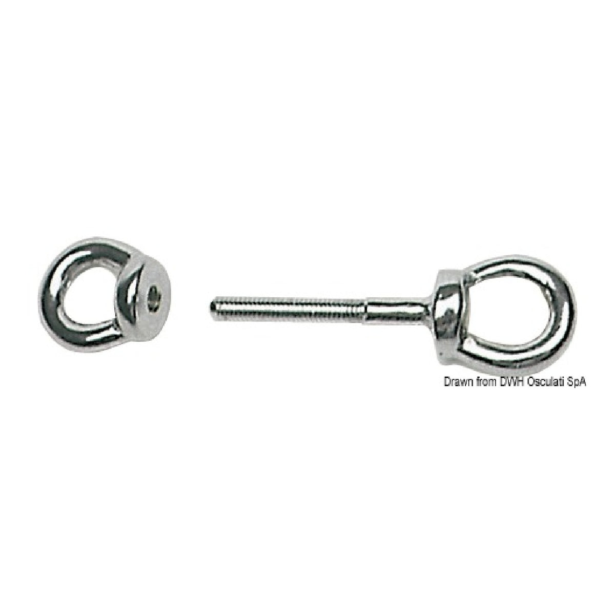 Osculati Doppelring aus Edelstahl 39.170.91