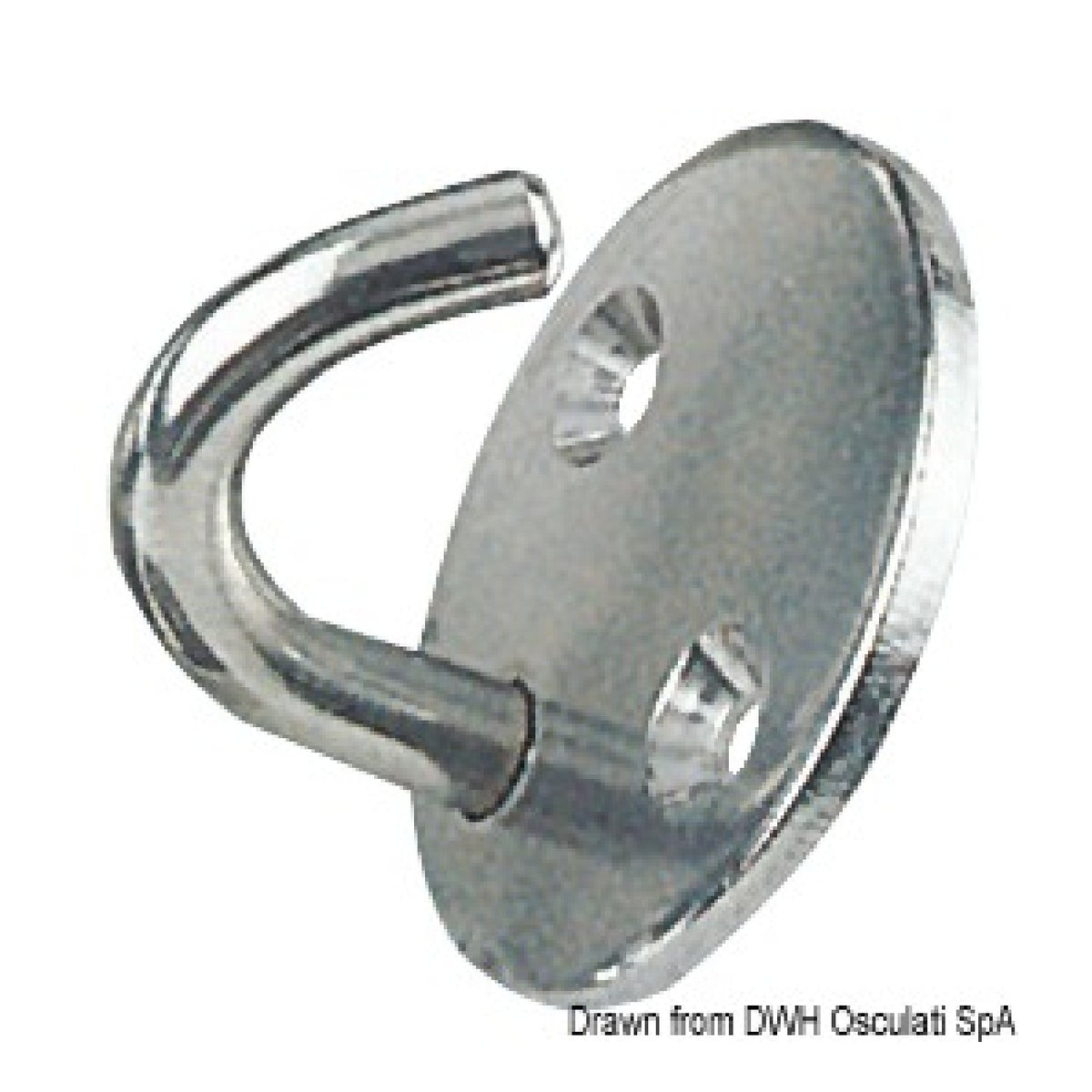 Pinza Osculati con base redonda 39.324.01