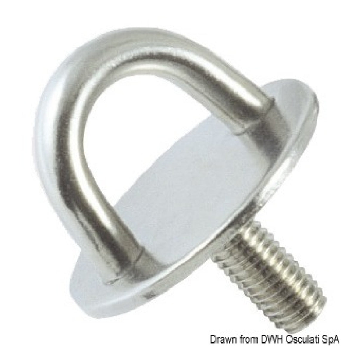 Osculati-Platte mit U-Bügel und Bolzen 39.325.01