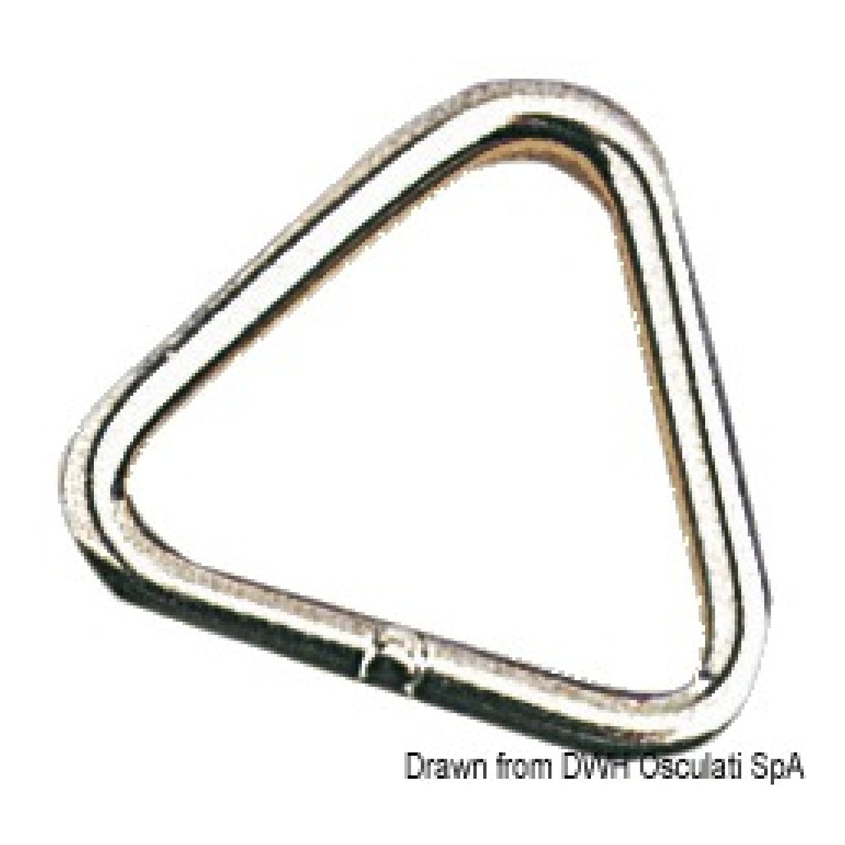 Osculati Stainless Steel Triangles 4x20 mm 39.599.99 - 1 pack of 10 pieces 39.599.99