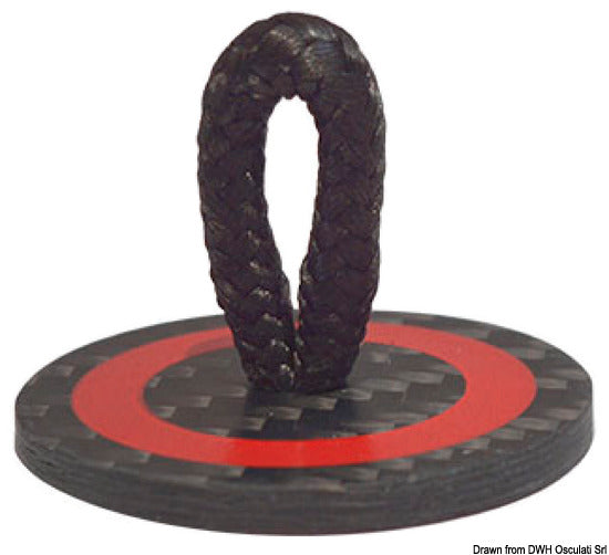 Ropeye XS Textile Eyebolt, Carbon Fiber Eyebolt