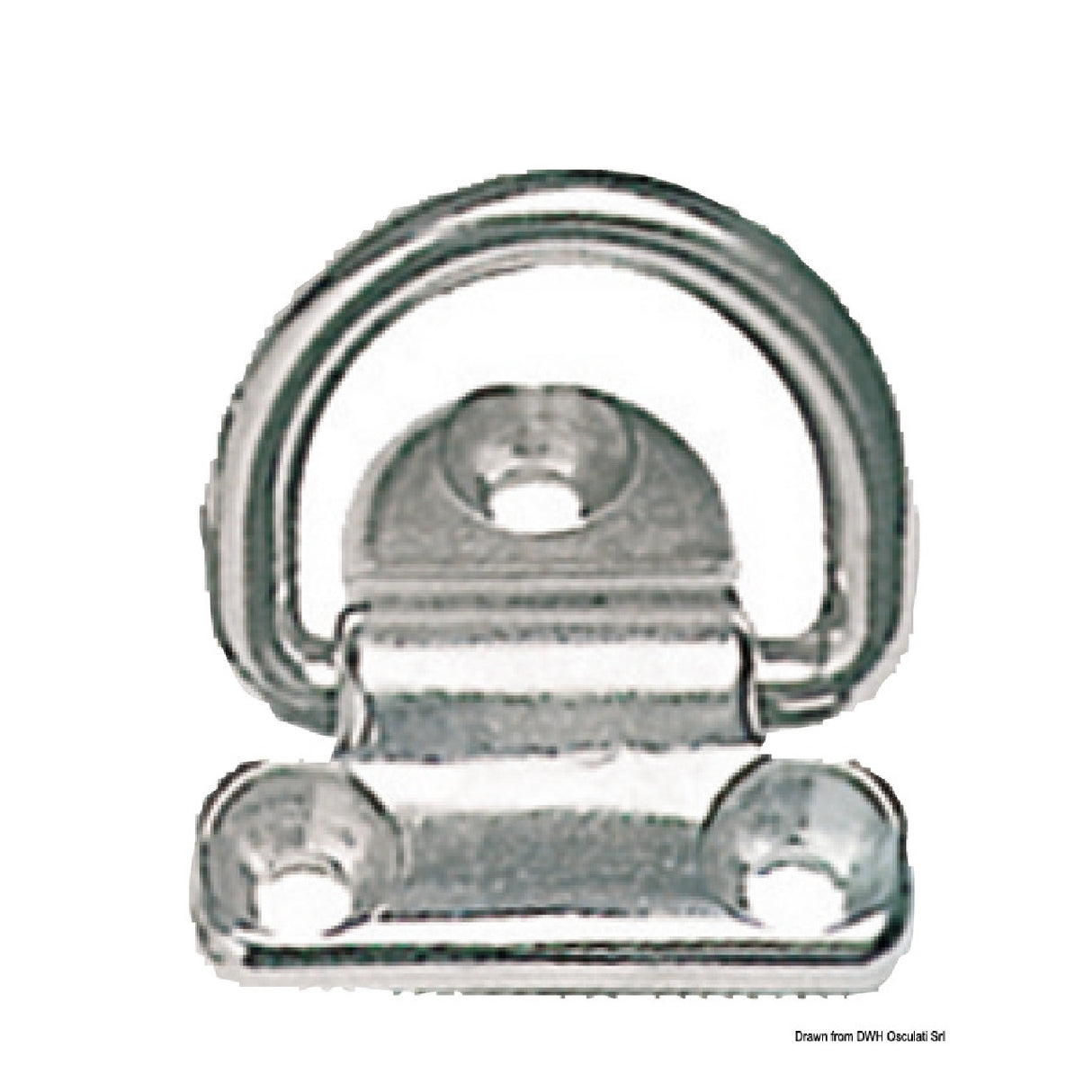 Osculati Edelstahl-Klappring 39.866.80