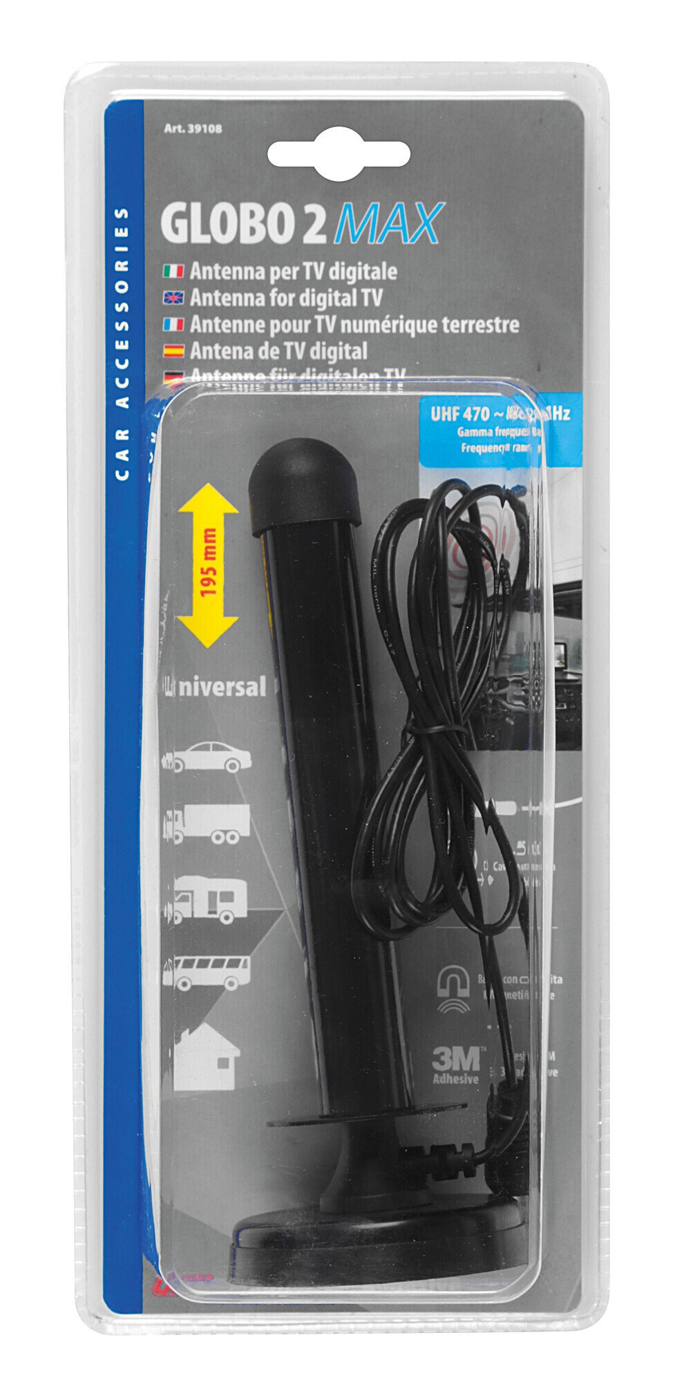 Lampa Globo-2 Max, antenna per TV digitale terrestre 39108