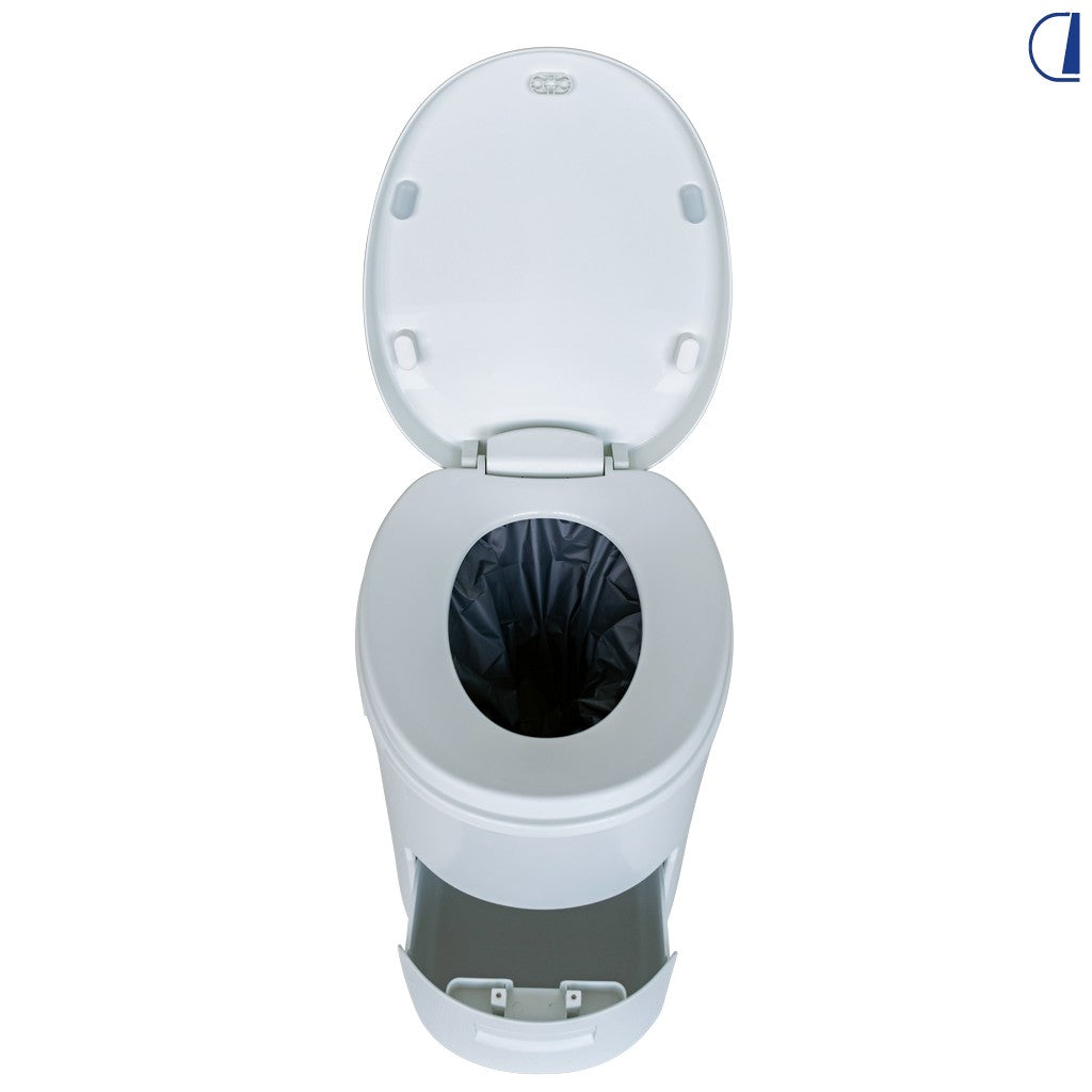 Di-Tec WC fisso automatico a sensore Large per camper 9-16V 160W