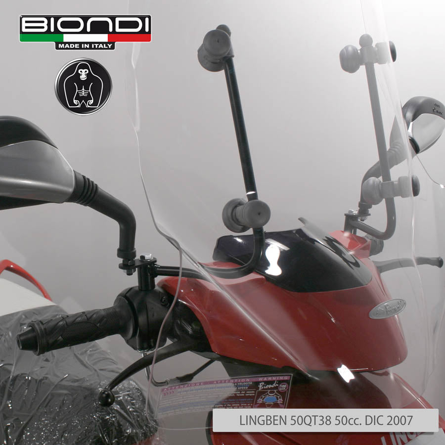 Biondi Kit Attacchi per Parabrezza Lingben 50QT-38 50 cc.