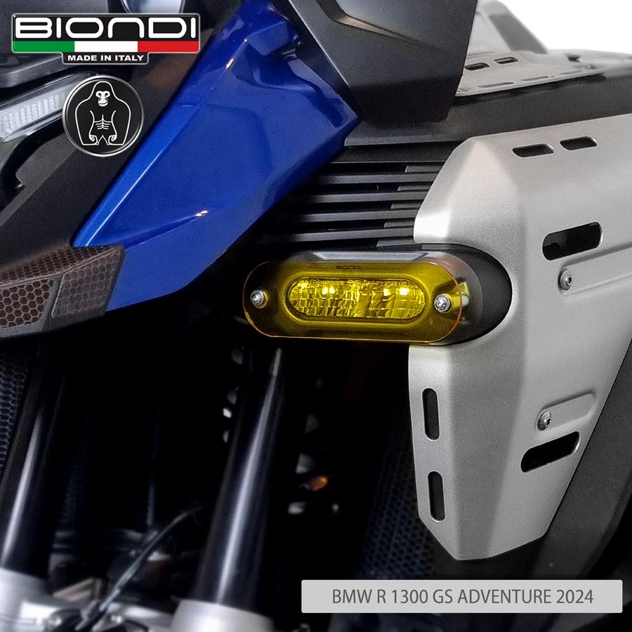 Biondi Lenti Protezione Fari Antinebbia Giallo Fluo BMW R 1300 GS Adventure 2024 - 8010508