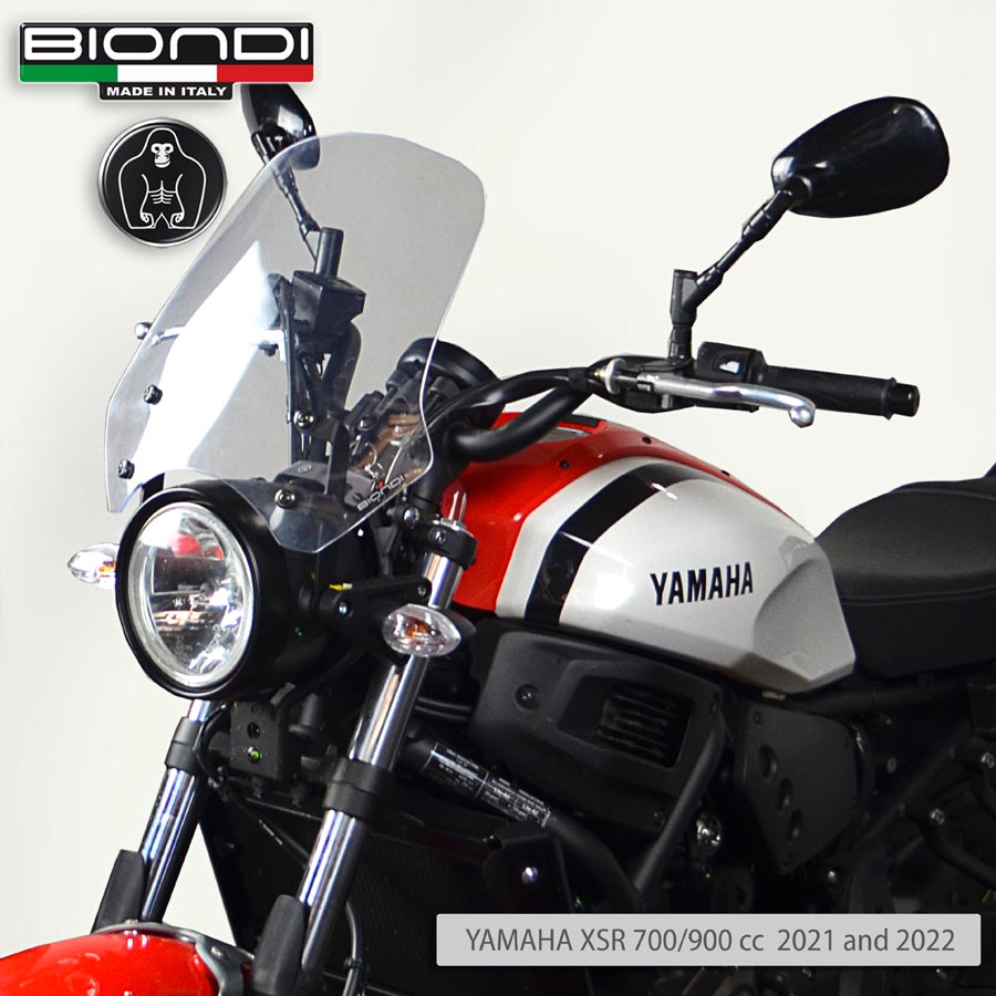 Biondi Cupolino Touring Trasparente Yamaha XSR 700/900 2021 - Kit Montaggio Incluso