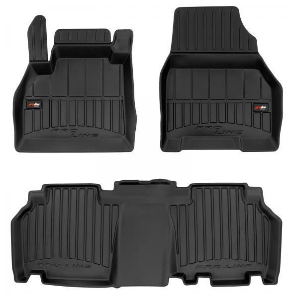 Alfombrillas de goma Proline 3D para MERCEDES Citan Tourer 12> (W415) (primera y segunda fila)