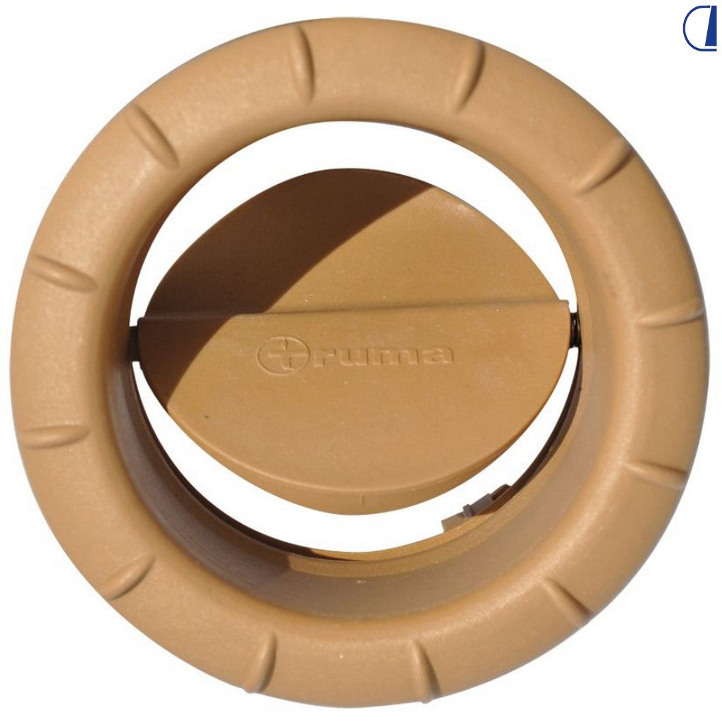 Truma Bocchetta terminale EN beige per condizionatori Saphir, Ø 65 mm