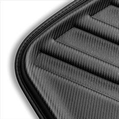 Momo Drive preformed carpet in black carbon