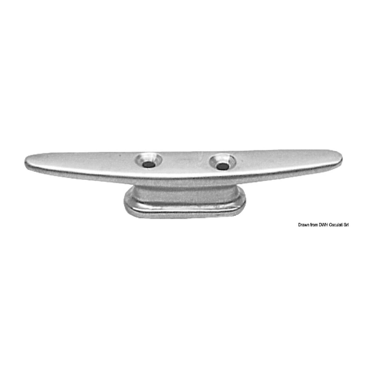 Osculati light alloy mooring cleat with through holes 40.110.12