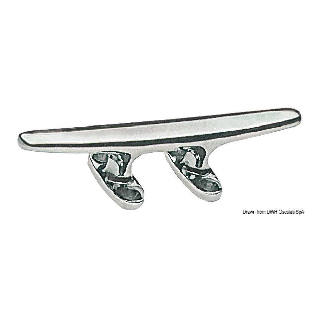 Osculati Stainless steel cleat cleat 40.128.12