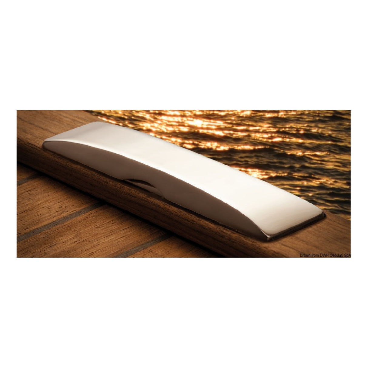 Osculati Flat versenkbare Ultra-Flachprofil-Festmacherklampe 40.152.16