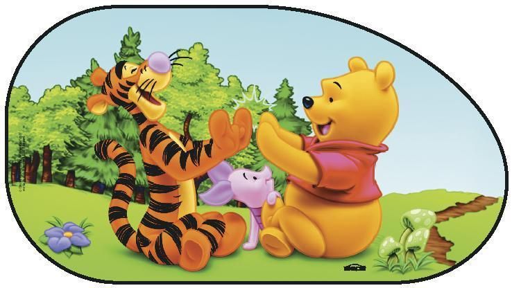Parasoles laterales Disney Stopuvex Winnie the Pooh Trapeze 67x37 cm