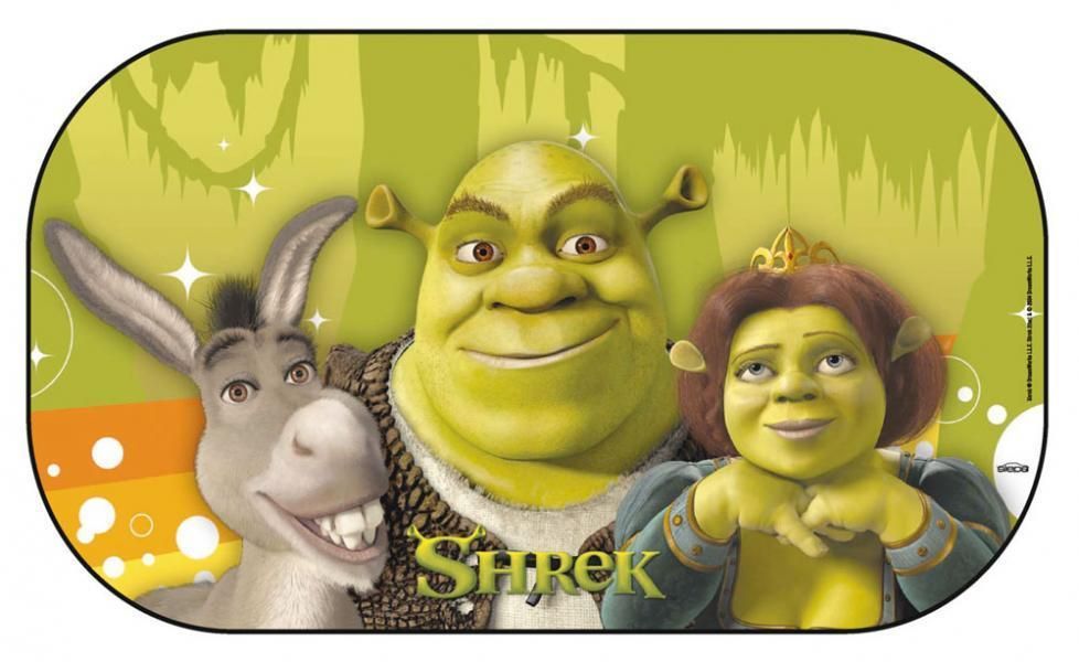 Dreamworks Dina Heckscheiben-Sonnenschutz Shrek 90x50 cm