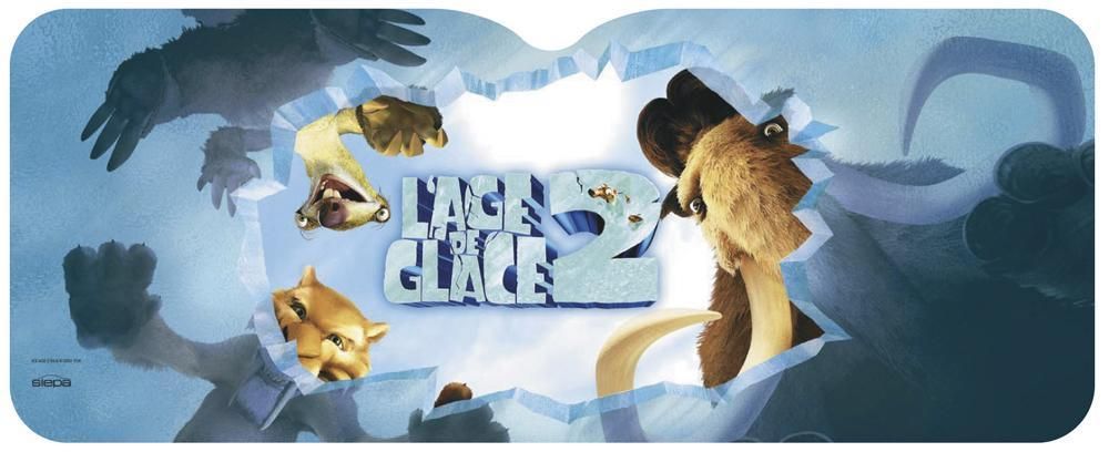 Disney Parasole anteriore L'age de glace 150x60 cm