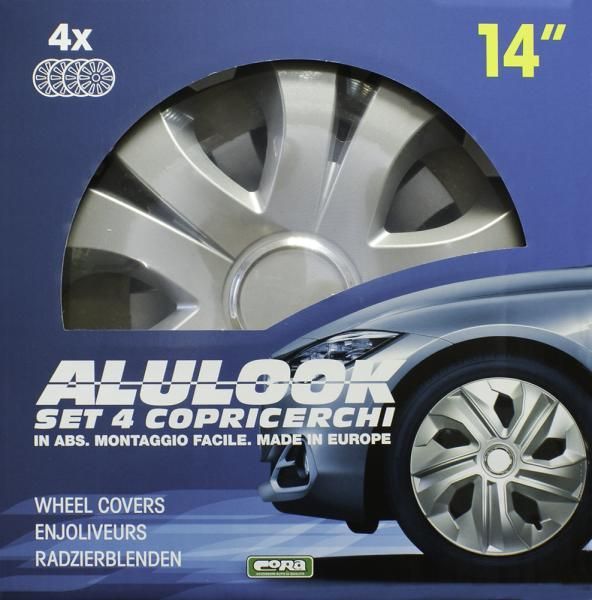 Cora Set 4 copricerchi 14'' Alulook Top