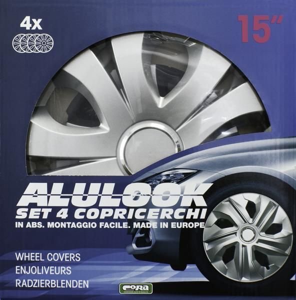 Cora Set 4 copricerchi 15'' Alulook Top