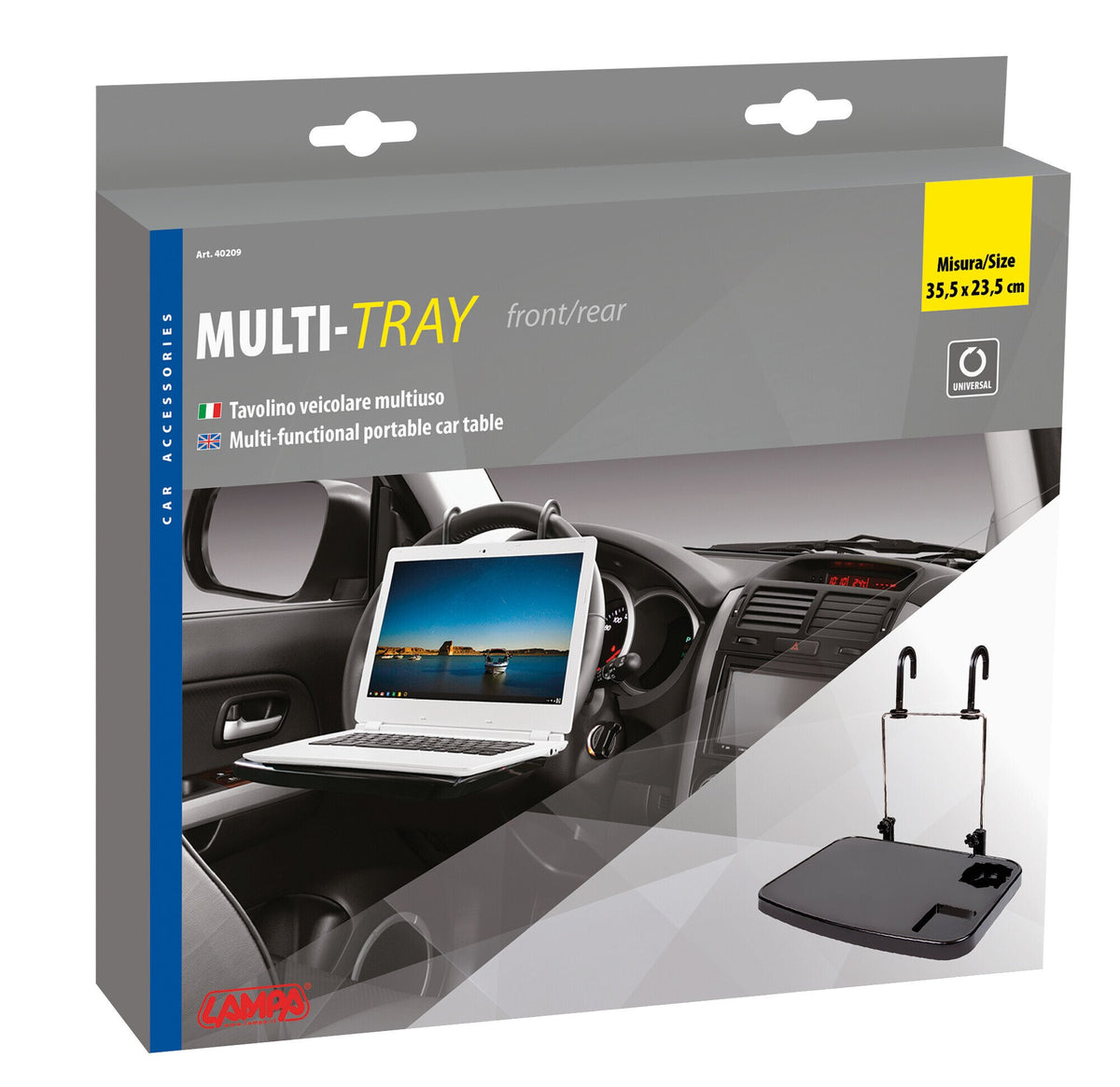 Lampa Multy-Tray, tavolino veicolare multiuso 40209