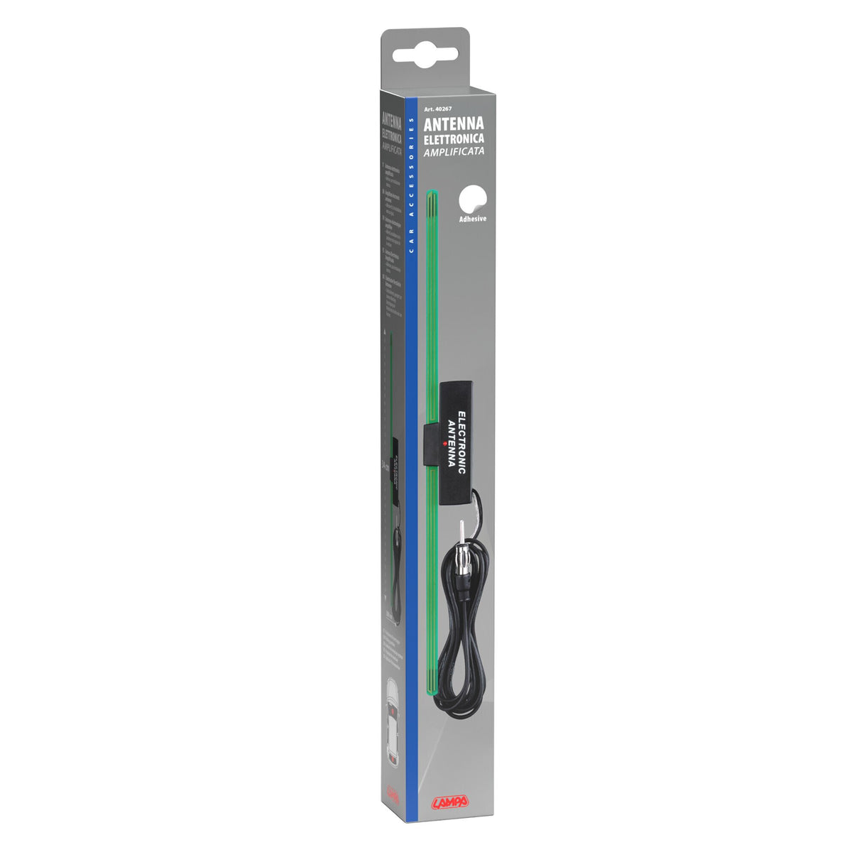 Lampa Antenna elettronica amplificata, 12V 0267 40267