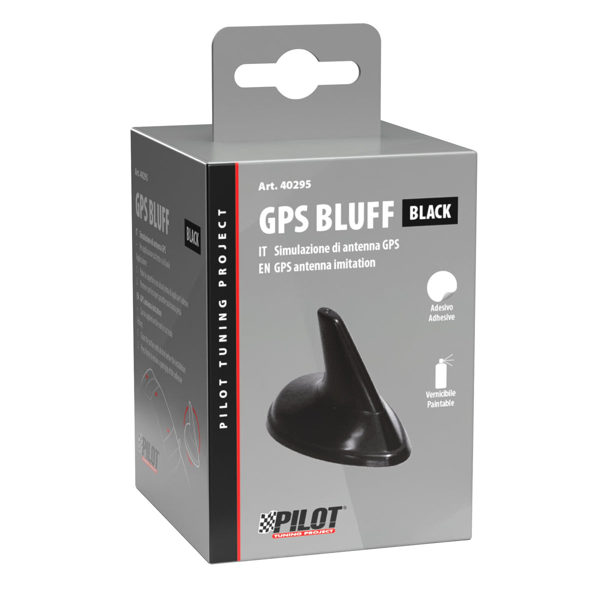 Lampa Pinna GPS Bluff Simulatore di Antenna - Nero