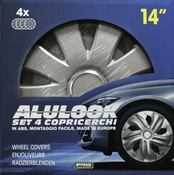 Juego de 4 tapacubos Cora Alulook Aura de 14''