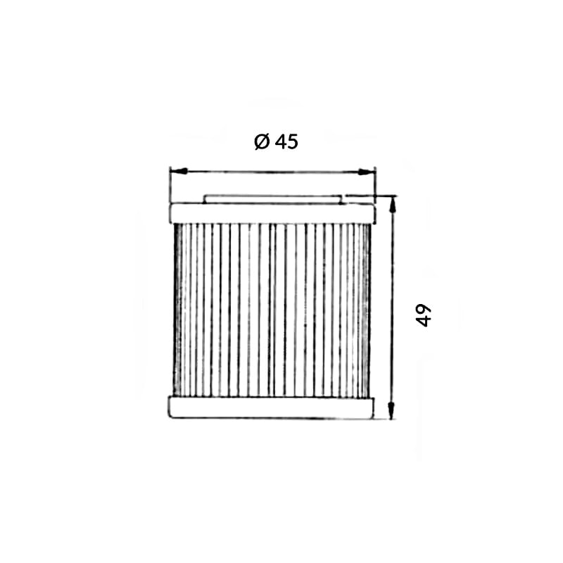 Hokio Oil Filter Piaggio Beverly 4T St Ie Abs 350 2016-2018