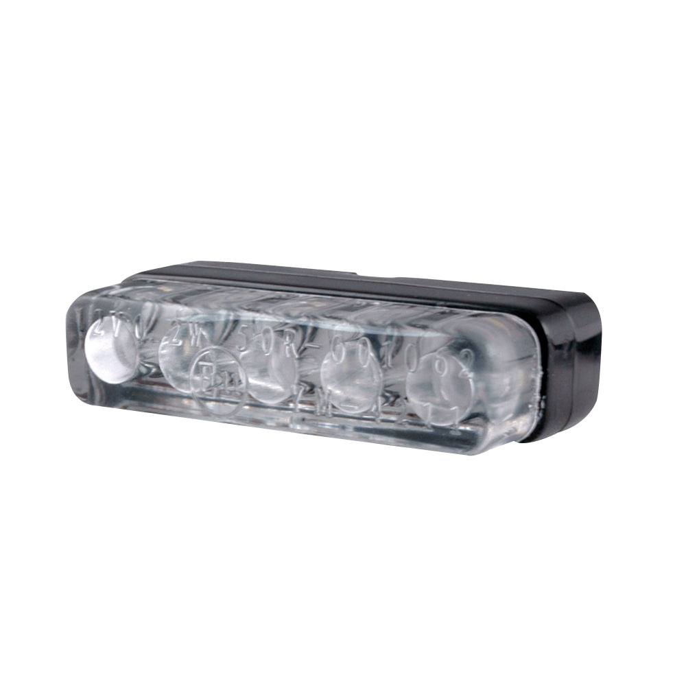 BCR Universal approved motorcycle license plate light with 5 LEDs