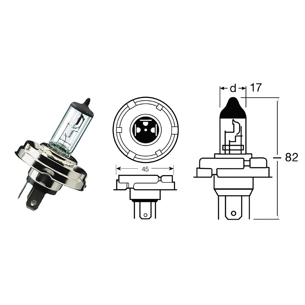 Osram Ersatzlampe 12-45/40 R2 64183-01B