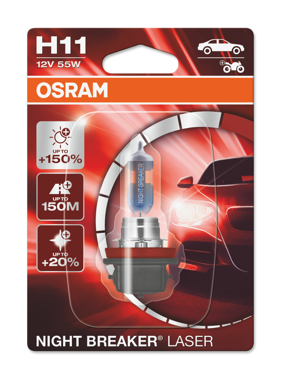 Osram Lampada H11 PGJ19-2 12V-55W Night Breaker LASER - Blister