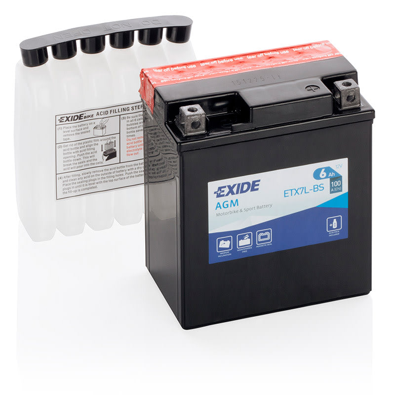 Exide Batteria ETX7L-BS Sigillata AGM