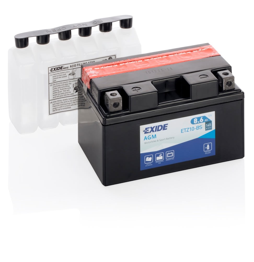 Exide Batteria ETZ10-BS Sigillata AGM