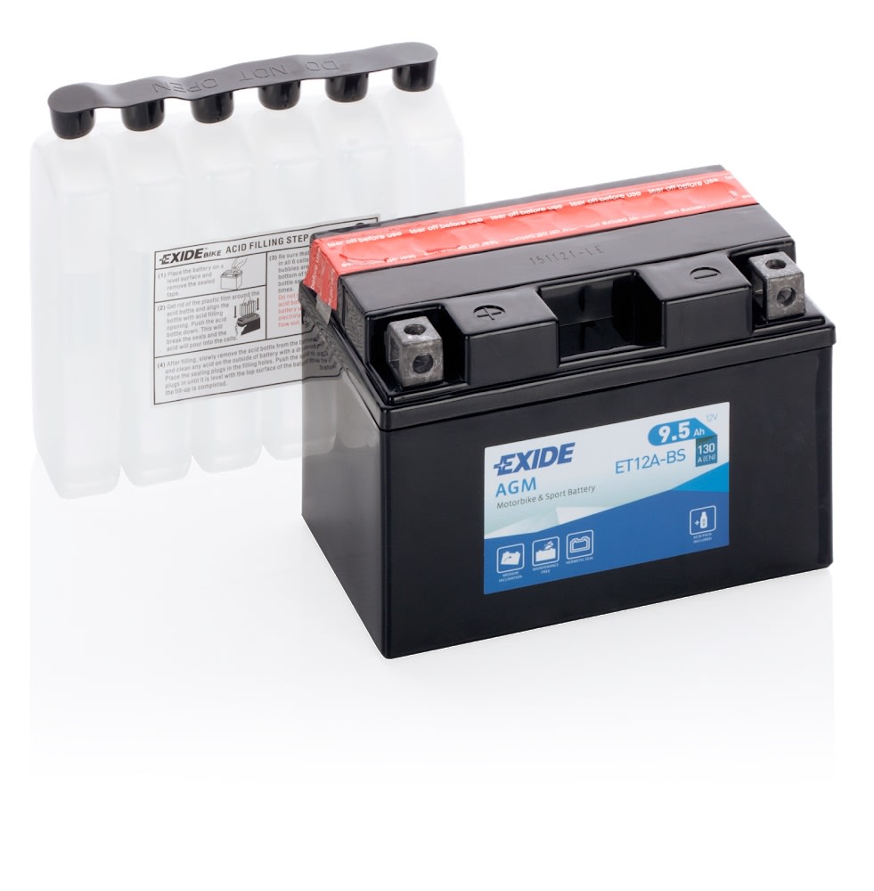 Exide Batteria ET12A-BS Sigillata AGM