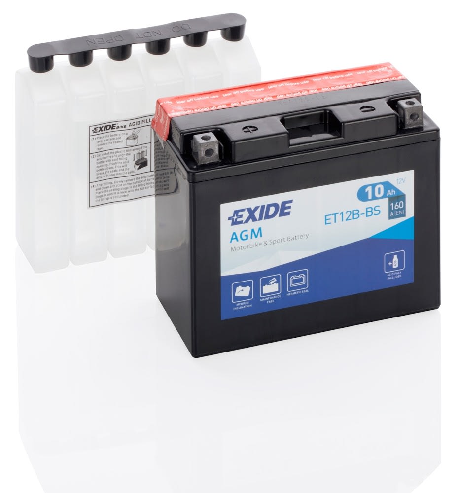 Exide Batteria ET12B-BS Sigillata AGM