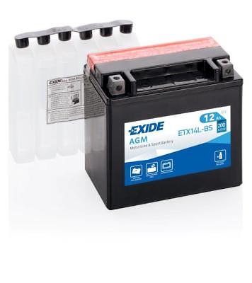 Exide Batteria ETX14L-BS Sigillata AGM