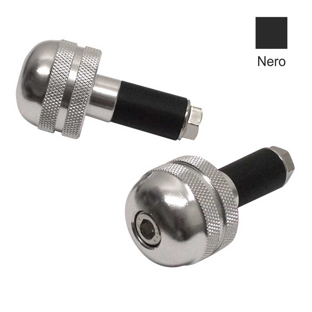 BCR Coppia di stabilizzatori manubrio Soft colore nero con diametro 13mm