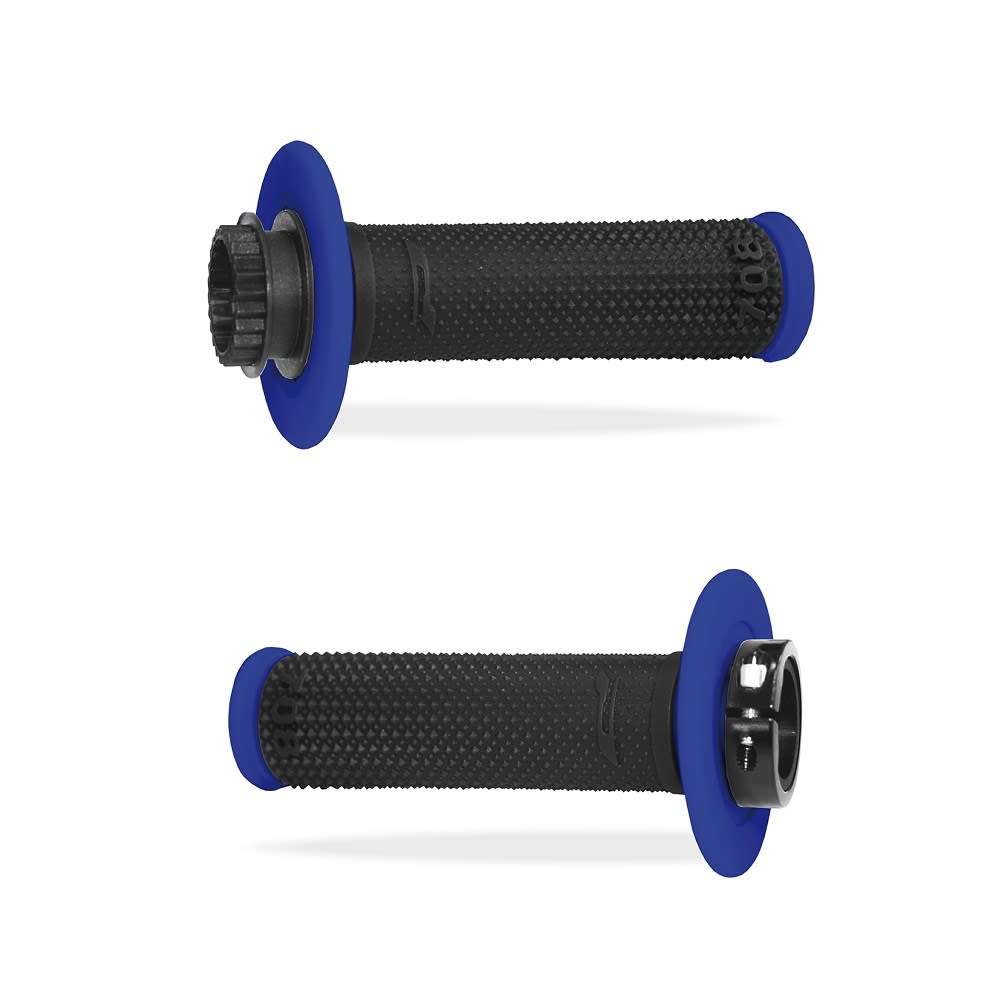 Progrip 708-150 Mx Blau/Schwarz Lock-On Griff ohne Bohrung