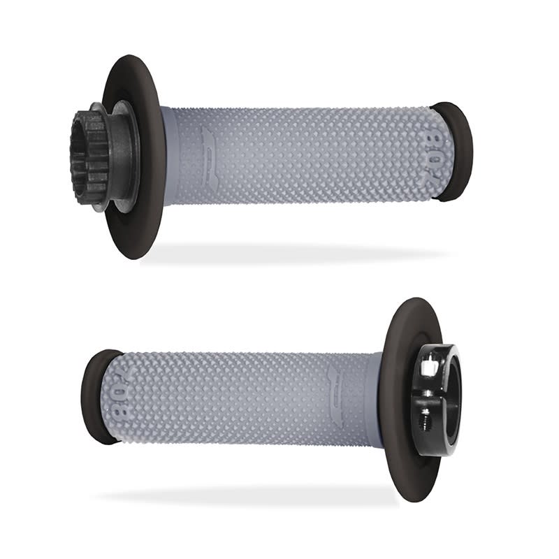 Progrip 708-171 MX Schwarz/Grau Lock-On-Griff ohne Bohrung