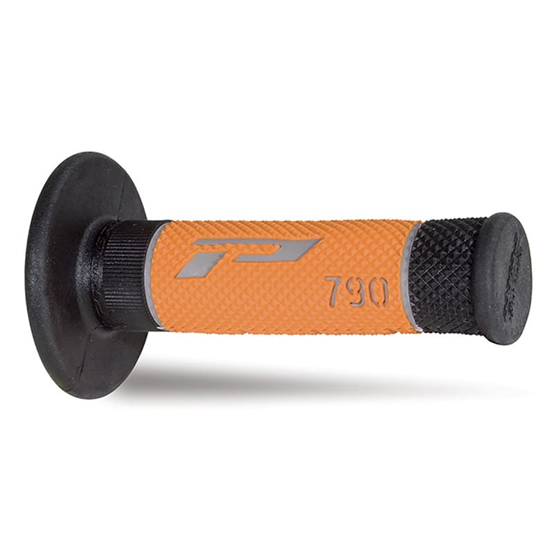 Progrip 790-234 MX Griffe Grau/Orange/Schwarz Dreifachdichte Ohne Loch