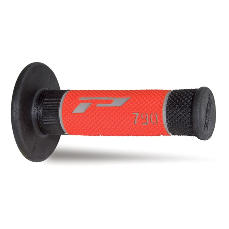 Progrip 790-229 Mx Grips Grey/Red/Black Triple Density Without Hole